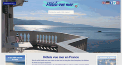 Desktop Screenshot of hotels.vuesurmer.fr
