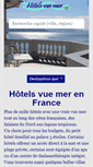 Mobile Screenshot of hotels.vuesurmer.fr