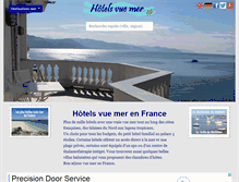 Tablet Screenshot of hotels.vuesurmer.fr
