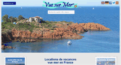 Desktop Screenshot of location-vacances.vuesurmer.fr