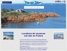 Tablet Screenshot of location-vacances.vuesurmer.fr